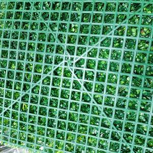 Mur végétal artificiel en plastique 50x50cm, résistant aux UV, écologique, recyclable, léger, haute simulation de fougères - Product Image 6