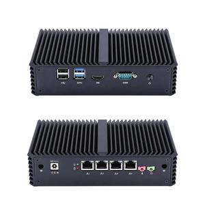 Qotom – Mini pc industriel Q30471G4, ordinateur Core i7 4500U 1.8GHz, 4 Gigabit Ethernt - Product Image 1