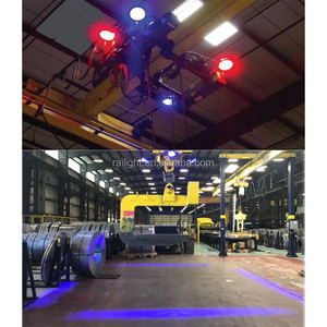 72W <b>LED</b> Crane Work <b>Light</b> Blue or <b>Red</b> Construction Machinery Safety <b>Light</b> Lines or Spots - Product Image 4