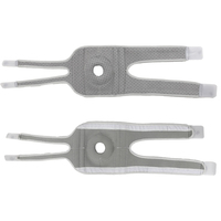Genouillère de soutien réglable à ressort avec coussinet rotulien en silicone, genouillère de sport respirante pour l'entraînement physique