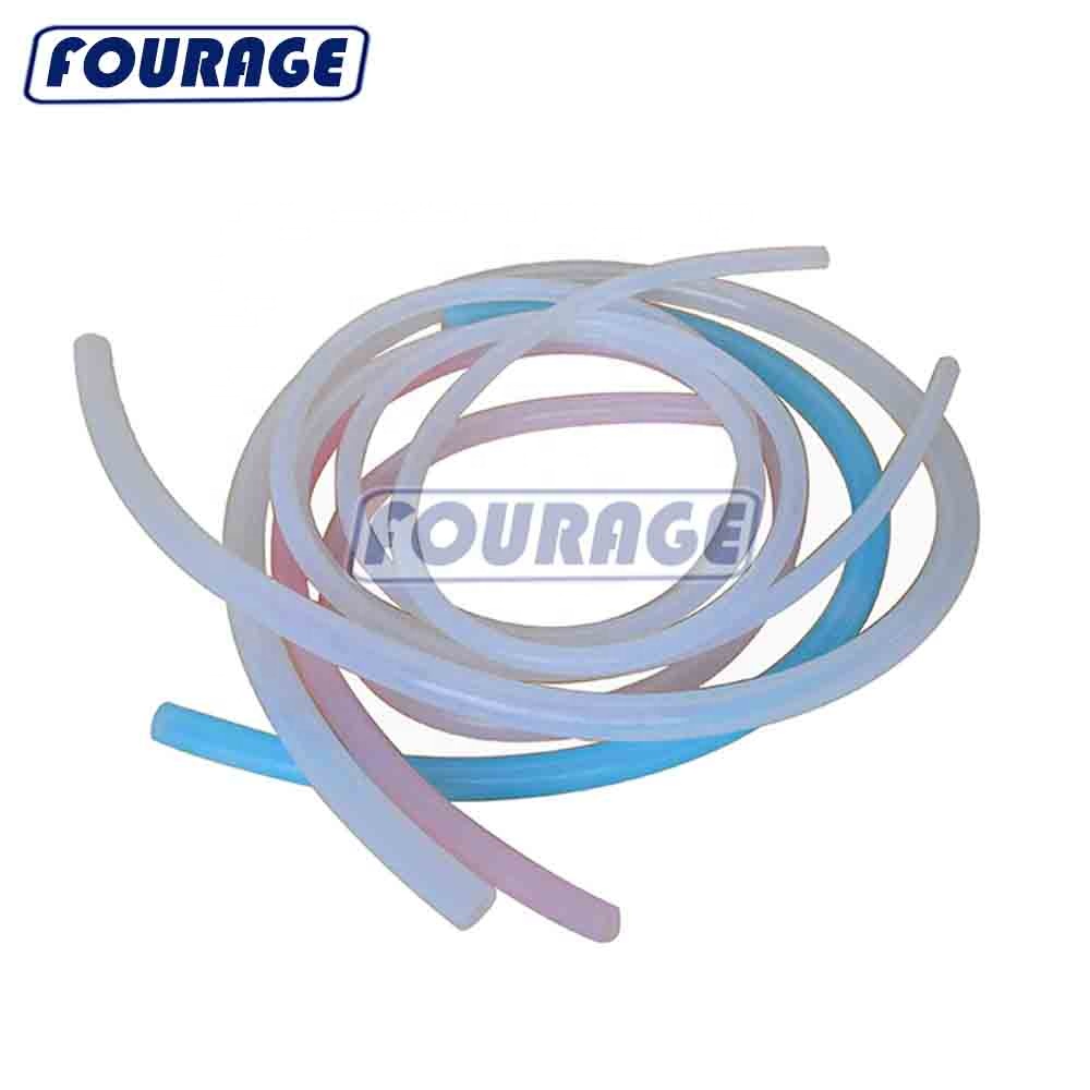 Новый усиленный пищевой высокотемпературный экструдированный прозрачный цветной гибкий силиконовый вакуумный шланг