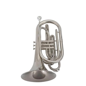 Trombón <span class=keywords><strong>de</strong></span> Marcha TB-420N, Instrumento Musical <span class=keywords><strong>de</strong></span> <span class=keywords><strong>Viento</strong></span> en Si Bemol, Niquelado, <span class=keywords><strong>de</strong></span> Cobre - Product Image 3