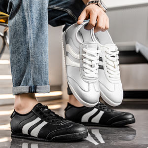 39-46 scarpe da passeggio traspiranti estive traspiranti allacciate stile Casual stile Vintage in PU da uomo di fascia alta - Product Image 6