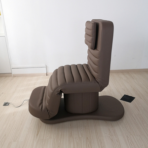 Cama de belleza eléctrica de 3 motores marrón Mesa de masaje de salón moderna Cama estética - Product Image 3