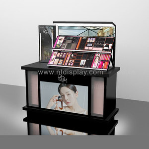 Bespoke Logo tùy chỉnh thiết kế mỹ phẩm trang điểm cửa hàng đồ nội thất cố định vẻ đẹp tạo nên sản phẩm thử nghiệm hiển thị đứng cho triển lãm - Product Image 2