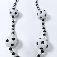 Collier de perles de ballon de football lumineuses LED en gros - ABS Mardi Gras Ramadan Cadeaux de fête de remise de diplôme pour les fans de sport