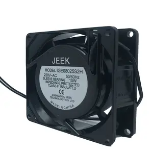 JEEK küçük havalandırma 230v Ac eksenel Fan 80mm su geçirmez fan ip67