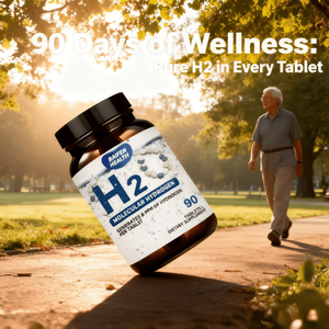Complément alimentaire pour adultes à base d'hydrogène moléculaire H2, 90 comprimés, non-OGM, qualité alimentaire, durée de conservation de 24 mois, vente chaude OEM/ODM - Product Image 4