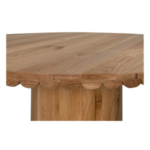 Table à manger en bois massif minimaliste moderne, meubles de salle à manger pour appartement, villa, restaurant, hôtel et intérieur commercial - Product Image 3