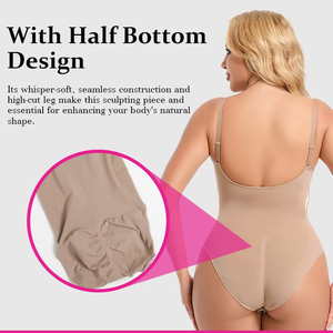 <span class=keywords><strong>Body</strong></span> <span class=keywords><strong>Modellante</strong></span> Senza Cuciture ad Alta Compressione per Donne Formose, Sexy, con Sollevamento di Vita e Glutei, Design Traspirante per il Massimo Comfort - Product Image 3
