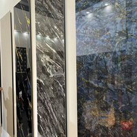 Panneaux muraux intérieurs imperméables et ignifuges en cristal de carbone pour la rénovation des chambres d'hôtel
