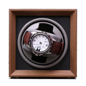 <span class=keywords><strong>Scatola</strong></span> Avvolgitore Automatico per <span class=keywords><strong>Orologi</strong></span> di Lusso, Sicura, in Legno di Noce, per Uomo, Singola, con Rotazione e Conservazione - Product Image 2