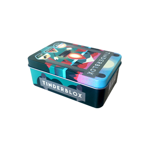 Factory Custom Metal Tin Box Food Grade Rectangle Tin Case Gift Cookie Tin Can With Lid