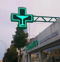 Apotheken schild angepasste LED-Anzeige Bildschirm Voll farbe P5 P6 P8 P10 Apotheke Kreuz Outdoor-LED-Bildschirm