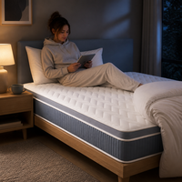 Matelas enroulable à ressorts Bonnell, compressé sous vide, pour chambre à coucher