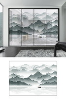 Cloisons décoratives artistiques en verre coloré modernes avec isolation thermique pour une utilisation en intérieur dans les hôtels, les villas et les lieux haut de gamme
