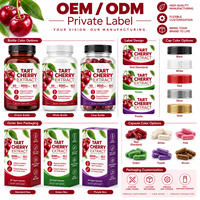 Complément Alimentaire en Capsules Véganes d'Extrait de Cerise Tartre 10:1 OEM, 60 Capsules