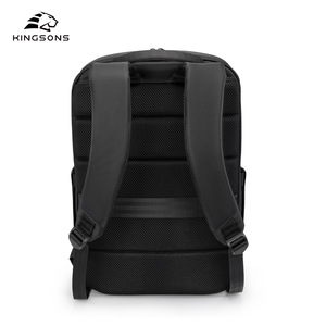Kingsons Men's Laptop Backpack 20-35L Water Resistant Business Travel Shoulder Bag Solid Color With Laptop Compartment - Product Image 3