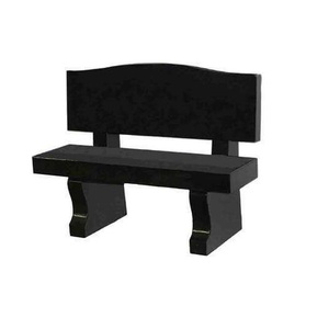 Bancas de granito negro de diseño americano personalizado con 1 año de garantía, fabricadas en Vietnam, para cementerio y jardín. - Product Image 1
