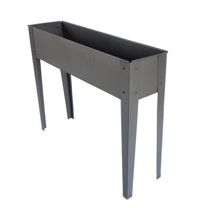 उच्च गुणवत्ता परिदृश्य कस्टम फूल बागान बक्से बड़े आउटडोर बालकनी प्लांटर्स बॉक्स पैरों के साथ - Product Image 1