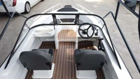 Bateau de pêche commercial en acier de type chaloupe chinoise à vendre aux Philippines, bateau modifié en forme de voiture de sport aquatique Poseidon