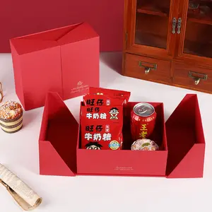 Новый День Святого Валентина, двойная открытая дверь с подарочной коробкой, ожерелье, коробка для ювелирных изделий, Набор сумок