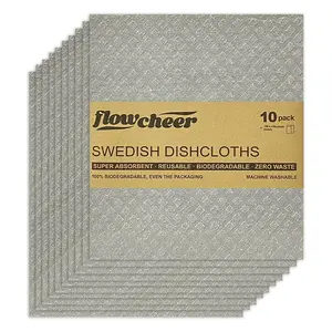 环保瑞典抹布吸水棉厨房清洁海绵布卷生湿纤维素抹布