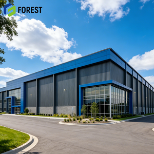 Edificio de Estructura de Acero de Doble Capa con Diseño Optimizado para Sala de Exposiciones, Antisísmico, Exportación Global, Diseño Personalizado, Cerramiento Seguro - Product Image 1