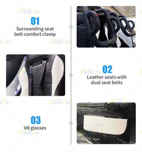 2 CHỖ NGỒI roller coaster 360 VR <span class=keywords><strong>3D</strong></span> roller coaster Simulator juego de realidad ảo VR trò chơi máy Thiết bị giải trí - Product Image 4