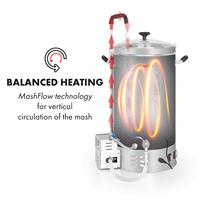 Equipo de Elaboración de Cerveza con Tanque de Gran Capacidad Máxima, Alta Tecnología, Precisión de Densidad, Máquina de Cerveza de 35L, Acero Inoxidable 304, Cerveza Artesanal