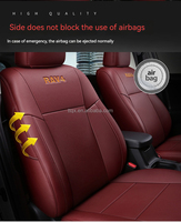 Housses de siège de voiture personnalisées pour Toyota RAV4 2013-2018 Ensemble complet d'accessoires de voiture en cuir de luxe Protecteur de siège de voiture étanche