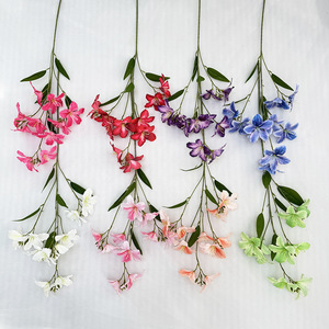 Usine de fleurs artificielles Meiyu Craft, 10 fleurs de Bauhinia en soie pour décorations de mariage et de maison - Product Image 2