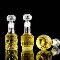 Botol Minuman Keras Mini 50ml Kosong untuk Souvenir Pernikahan, Botol Spirit, Botol Anggur Buah, Botol Anggur Kaca Volume Kecil Dengan Tutup