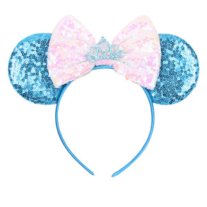 <span class=keywords><strong>Orecchie</strong></span> di <span class=keywords><strong>topo</strong></span> all'ingrosso fasce di prua Glitter principessa decorazione del partito sirena <span class=keywords><strong>orecchie</strong></span> di <span class=keywords><strong>topo</strong></span> fascia - Product Image 3