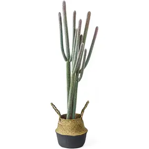 Commercio all'ingrosso Indoor Erevgreen decorazione grande vaso finto deserto pianta Cactus artificiale per giardino di casa