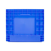 Conteneur pliable en plastique Stack-Nest avec couvercle à clipser, qualité industrielle, robuste, empilable, réutilisable, personnalisable OEM