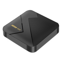 M98 M5 Android TV Box Reproductor Multimedia 4K Ultra HD con Procesador Amlogic S905W de Cuatro Núcleos Dispositivo de Transmisión WiFi