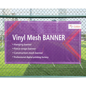 ป้ายไวนิลกันน้ำคุณภาพสูงแบบ OEM พิมพ์สองด้าน ป้ายโฆษณาแขวนกลางแจ้ง ป้ายตาข่ายกันรังสียูวี รับทำตามสั่ง - Product Image 5