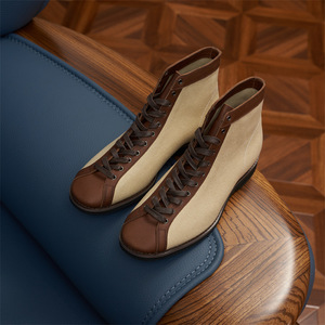 Botas de Tobillo para Hombre de Piel de Oveja de Primera Calidad, Estilo Moderno, Calzado Diario Elegante Estilo Italiano - Product Image 3