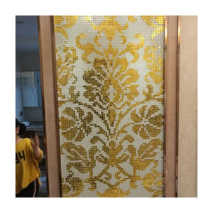 ZF-diseño <span class=keywords><strong>de</strong></span> mosaico <span class=keywords><strong>de</strong></span> pared <span class=keywords><strong>de</strong></span> Iglesia, decoración <span class=keywords><strong>de</strong></span> azulejo <span class=keywords><strong>de</strong></span> pared <span class=keywords><strong>de</strong></span> mosaico blanco y dorado con diseños <span class=keywords><strong>de</strong></span> <span class=keywords><strong>flores</strong></span> fáciles - Product Image 6