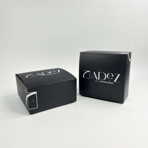 Caja de correo negra personalizada con logo impreso, caja de envío corrugada, caja de cartón plegable, caja de regalo para empaque de productos cosméticos y de belleza - Product Image 5