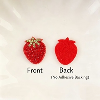 Patchs brodés en strass en stock, badges appliqués DIY non adhésifs à design personnalisé pour vêtements, chapeaux, sacs – Vente en gros