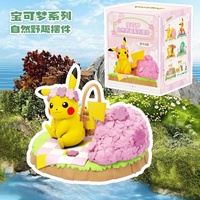 Novedad 2026: Caja Sorpresa Auténtica de la Serie Pokémon Naturaleza Salvaje, Set de 6 Figuras Decorativas Populares