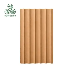 Brick Textured In MDF Corrugated Grain Wainscot Print Design Shiplop Wavy Wood Wall Panel