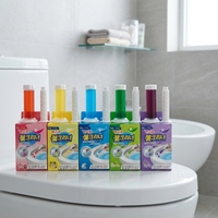 Gel Nettoyant pour Cuvette de Toilettes Parfum Fleur Fraîche, Gel Désodorisant et Assainissant pour Toilettes