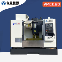 Centre d'usinage à trois axes VMC1160 à fonctionnement stable, système CNC en option, haute rigidité, équipement de traitement de précision