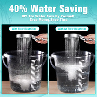 Filtre de douche haute pression à ions négatifs 5 modes, filtre à eau dure et minérale, douchette à main avec fonctions de massage et de brume