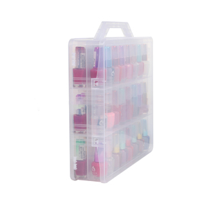 Estuche de Almacenamiento de Plástico Duro para Tinta de Alcohol, Organizador de Doble Cara con 48 Compartimentos - Product Image 2