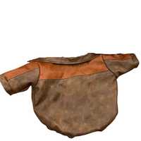 Vêtements pour chiens toutes saisons Schnauzer Bichon Frise Teddy Shiba Inu West Highland Veste en cuir vintage rétro de taille moyenne