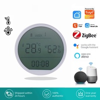 Monitor Kualitas Udara Tuya Smart ZigBee dengan Layar OLED, Bertenaga Baterai, Desain Lipat, Bekerja dengan Google Assistant